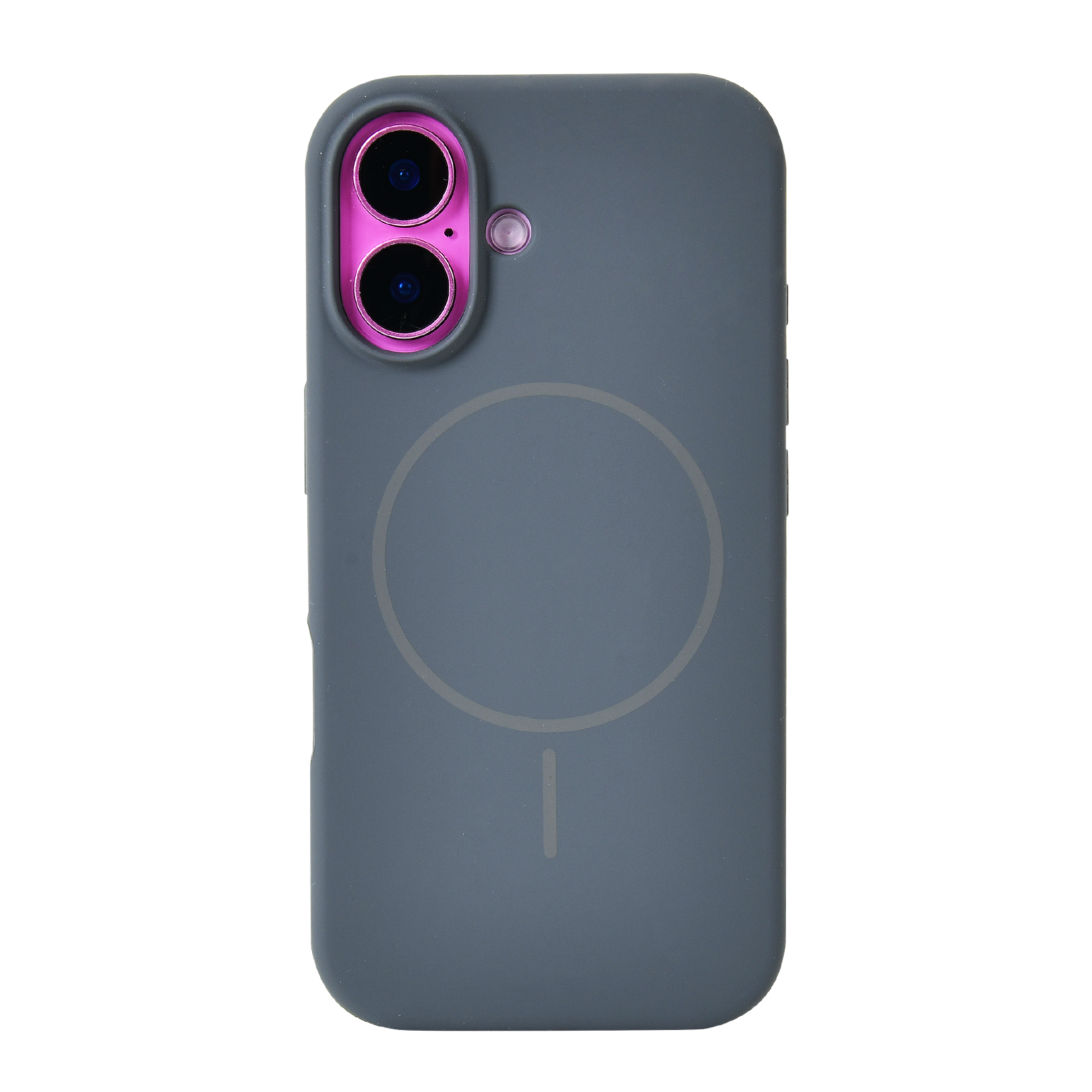 Anti Dust Magsafe Silicone Case - Iphone 16 Plus (Grey)
