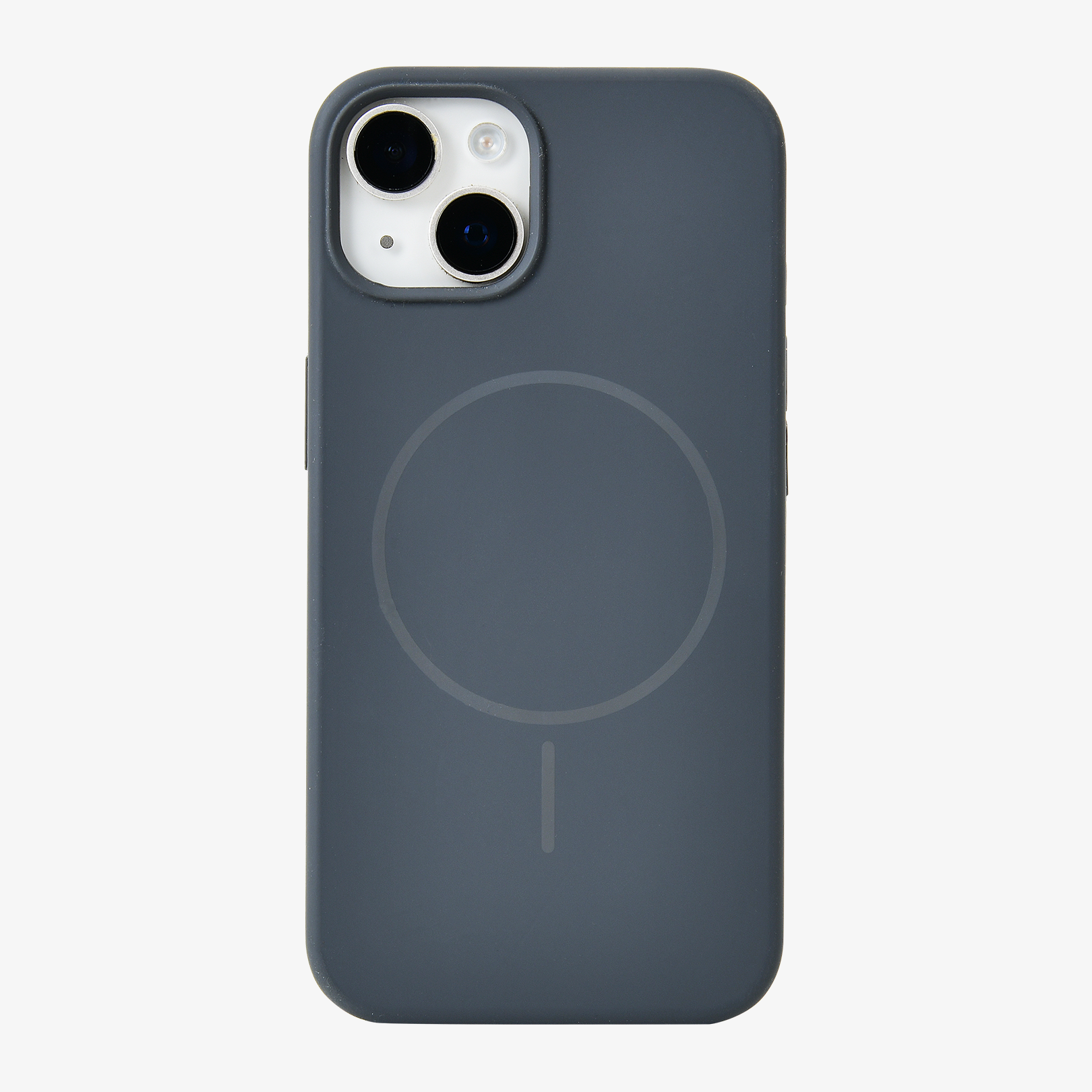 Anti Dust Magsafe Silicone Case - Iphone 14 Plus (Grey)