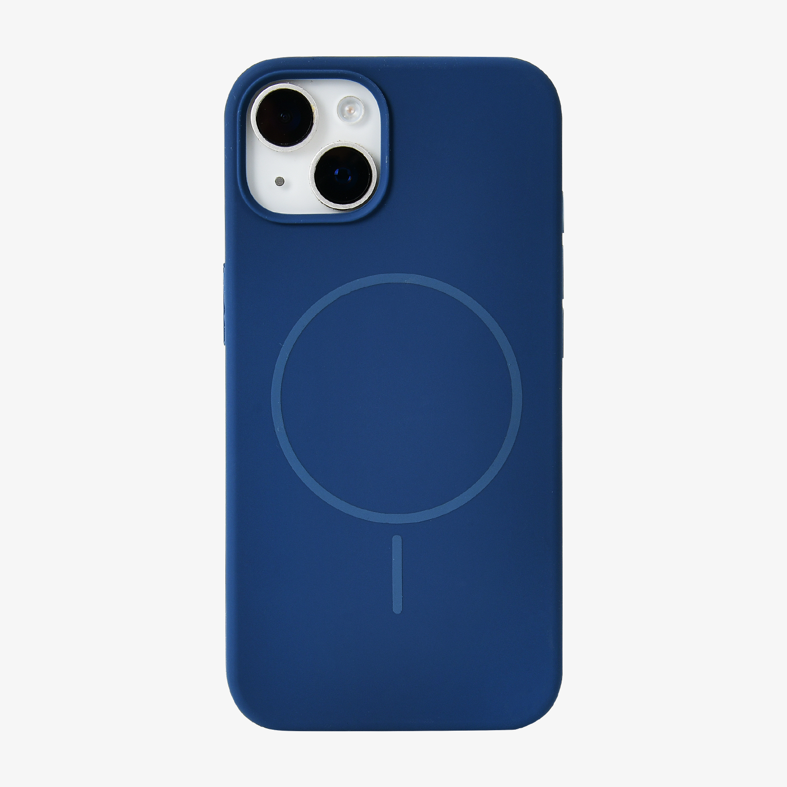 Anti Dust Magsafe Silicone Case - Iphone 14 (Denim Blue)
