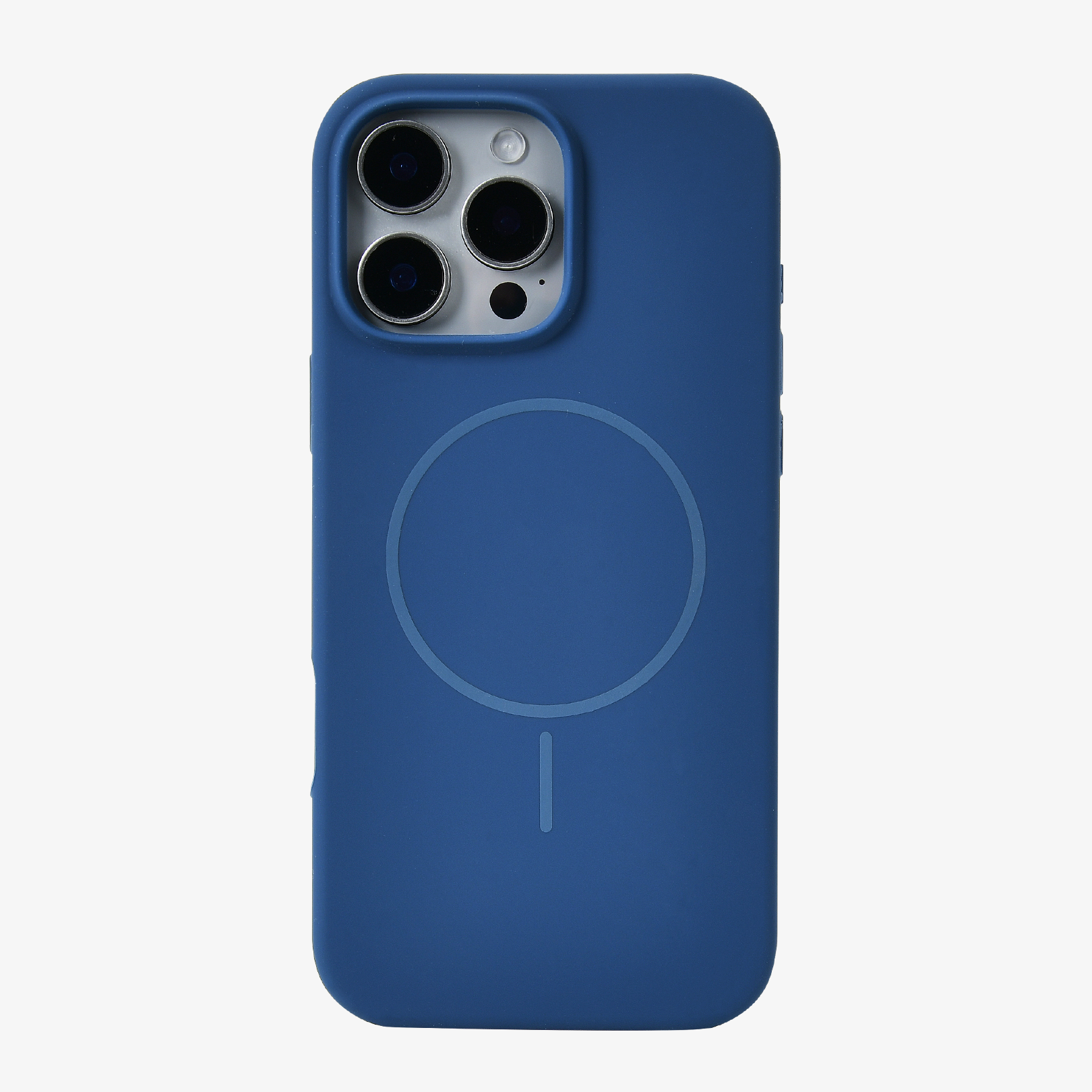 Anti Dust Magsafe Silicone Case - Iphone 14 Pro (Denim Blue)