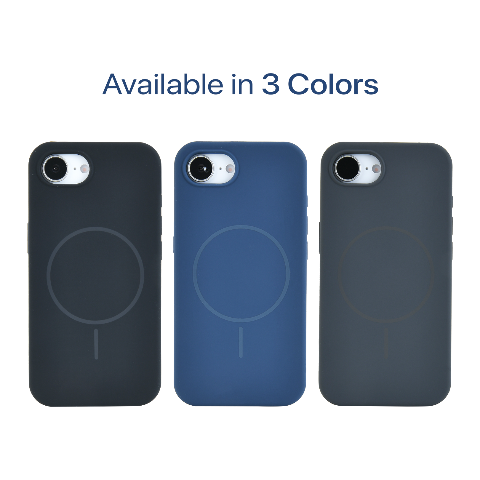 Anti Dust Magsafe Silicone Case - Iphone 16 e (Blue)