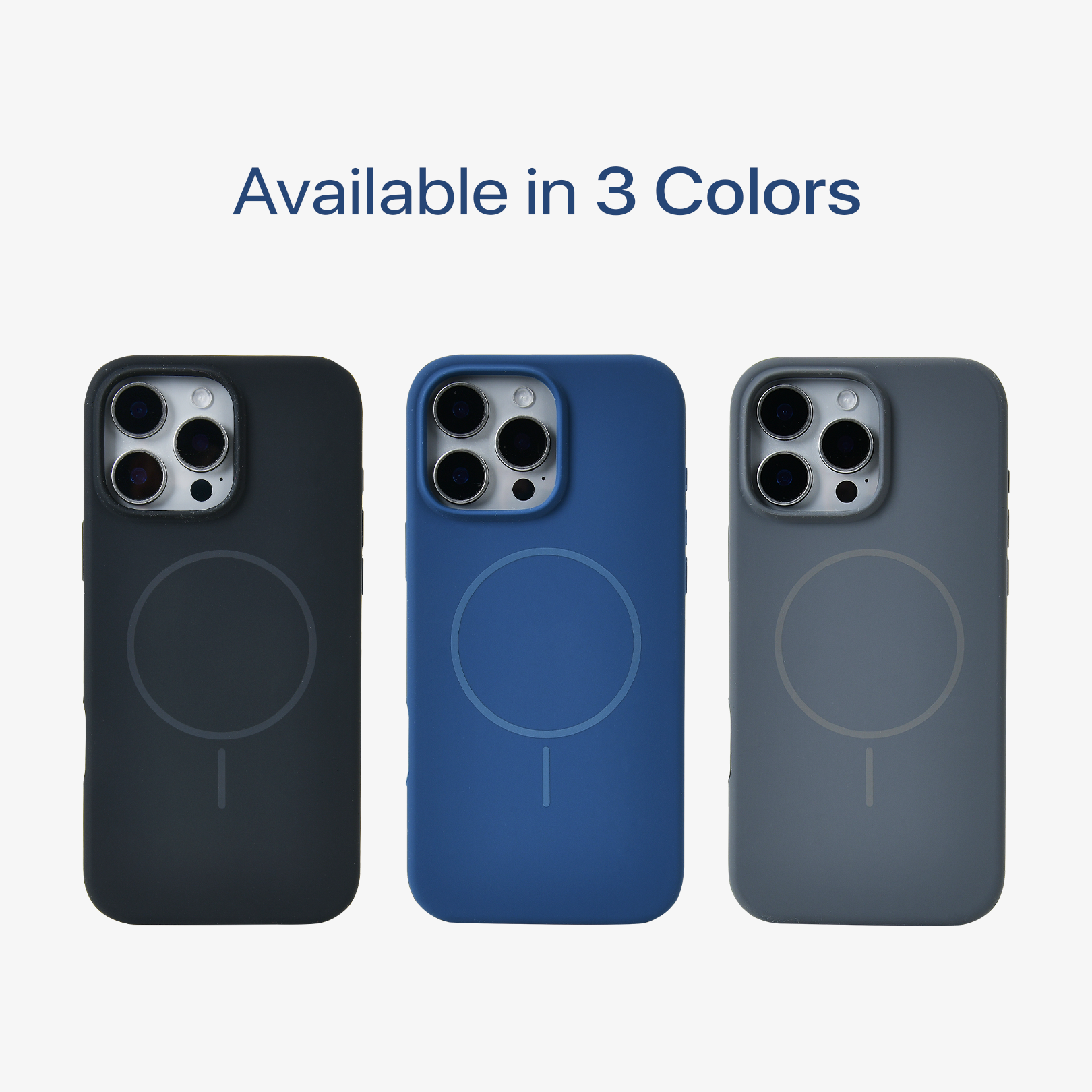 Anti Dust Magsafe Silicone Case - Iphone 14 Pro (Denim Blue)