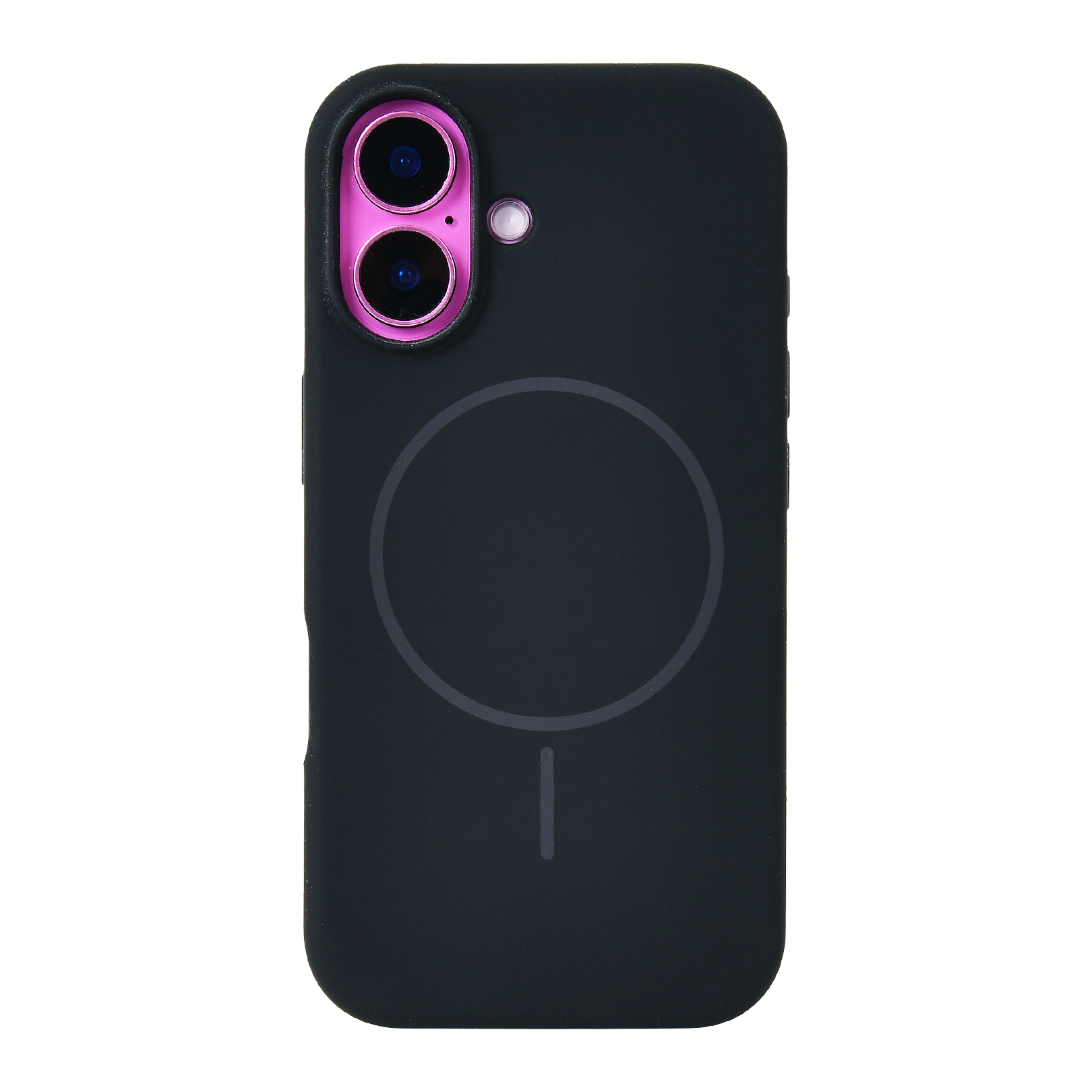 Anti Dust Magsafe Silicone Case - Iphone 16 Plus (Black)