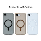 Anti Yellow Magsafe Clear Case - Iphone 16e (CRYSTAL Desert TITANIUM)