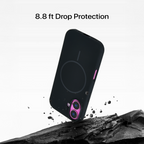 Anti Dust Magsafe Silicone Case - Iphone 16 (Black)