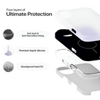 Anti Dust Magsafe Silicone Case - Iphone 16 Plus (Black)