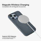 Anti Dust Magsafe Silicone Case - Iphone 13 Pro (Grey)