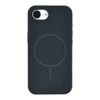 Anti Dust Magsafe Silicone Case - Iphone 16 e (Black)
