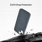 Anti Dust Magsafe Silicone Case - Iphone 14 Plus (Grey)