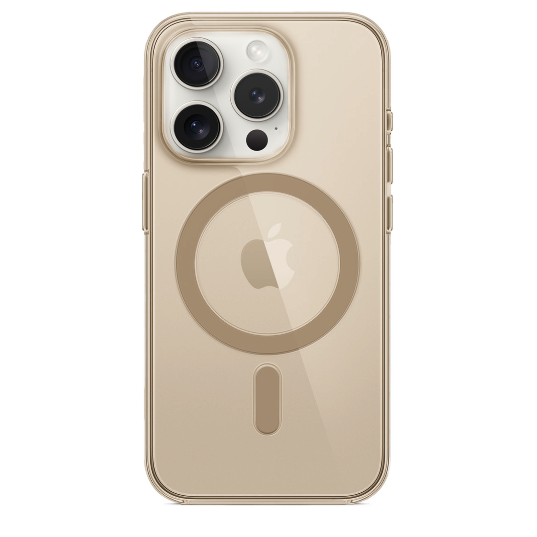 Anti Yellow Magsafe Desert Tinted Clear Case - Iphone 13 Pro (CRYSTAL DESERT TITANIUM)