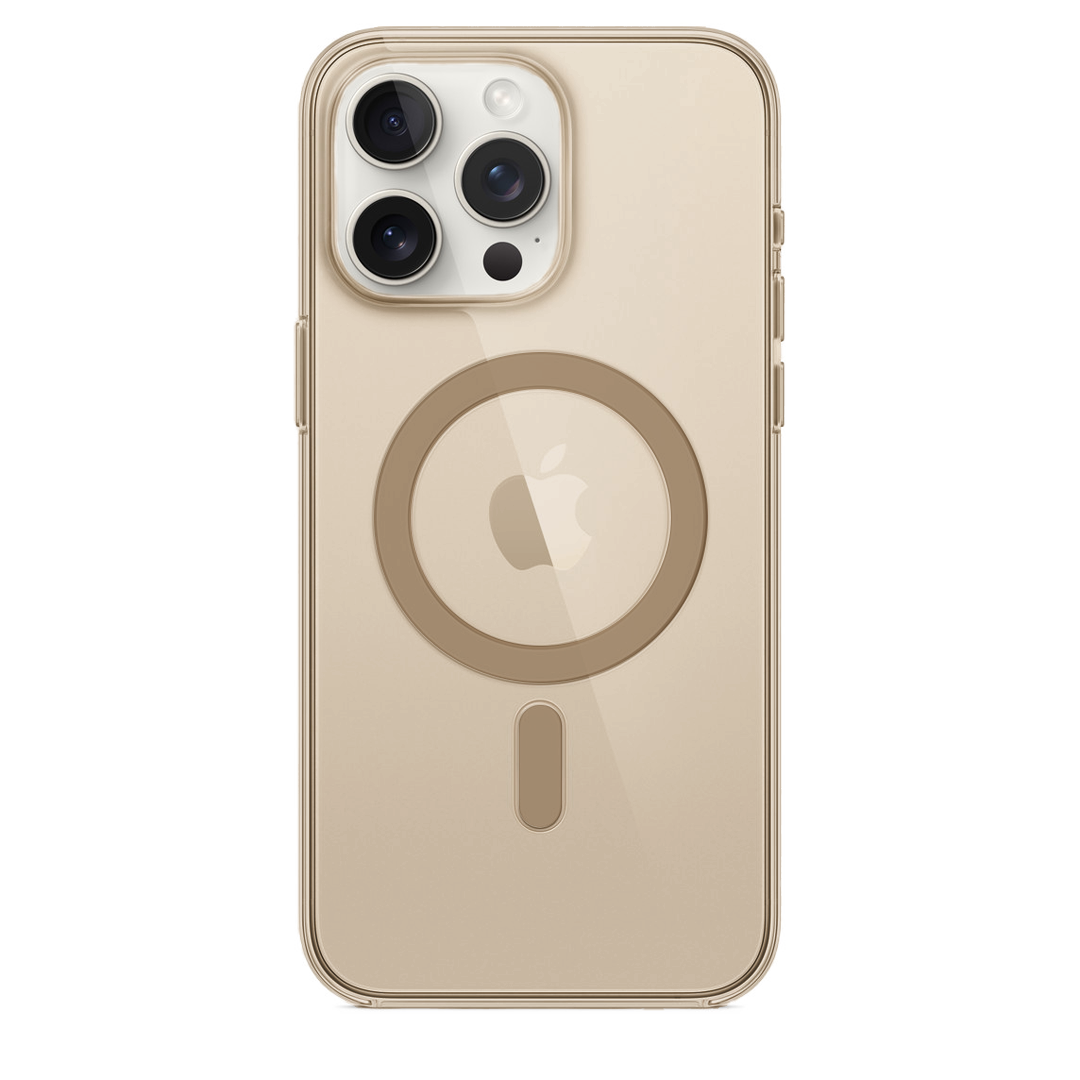 Anti Yellow Magsafe Clear Case - Iphone 16 pro (CRYSTAL DESERT TITANIUM)