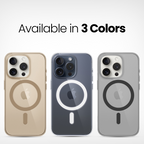 Anti Yellow Magsafe Clear Case - Iphone 15 Pro (CRYSTAL DESERT TITANIUM)