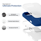 Anti Dust Magsafe Silicone Case - Iphone 14 Plus (Denim Blue)
