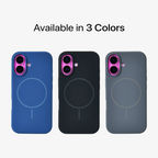 Anti Dust Magsafe Silicone Case - Iphone 16 Plus (Black)